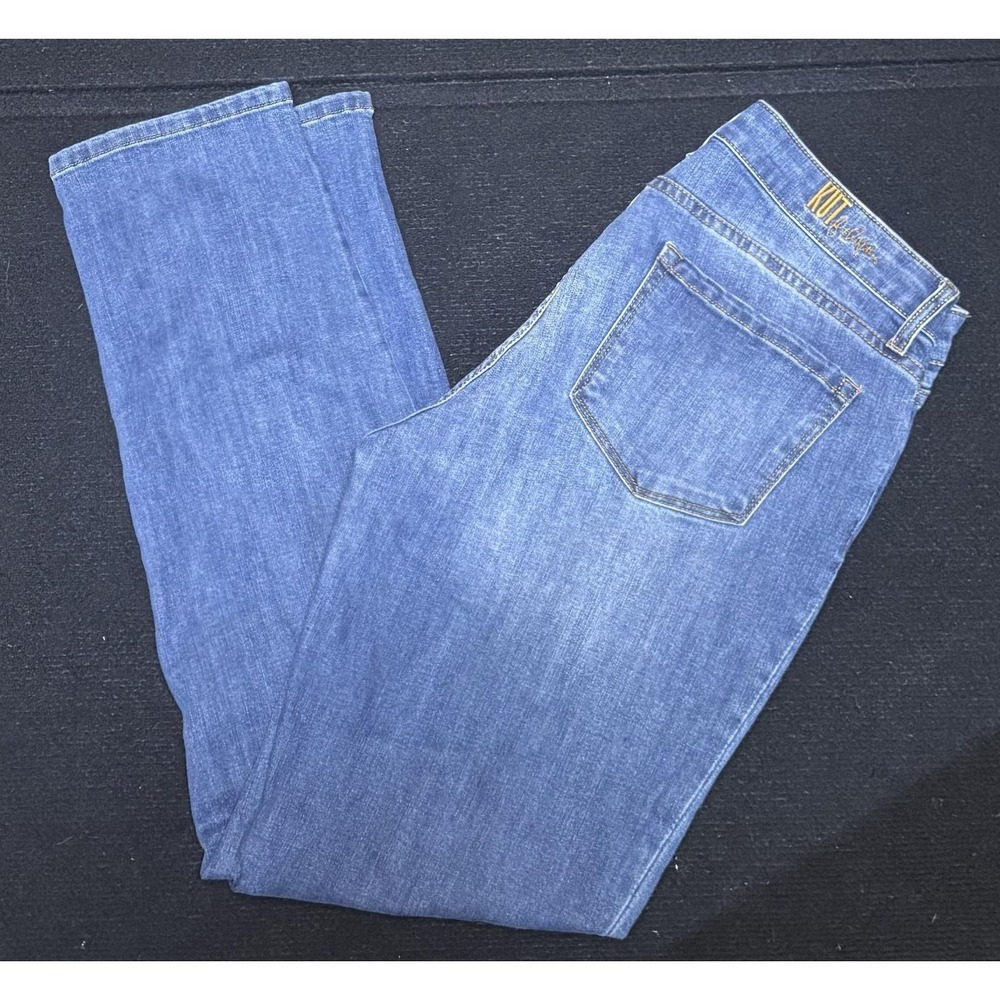 KUT From The Kloth Jeans Womens 10 Blue Medium Wash Carrie Boyfriend Denim